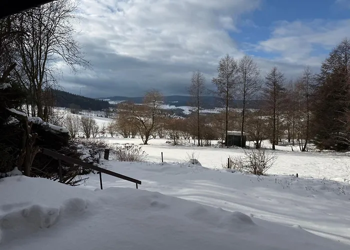 Schlosswaldblick Im Erzgebirge *